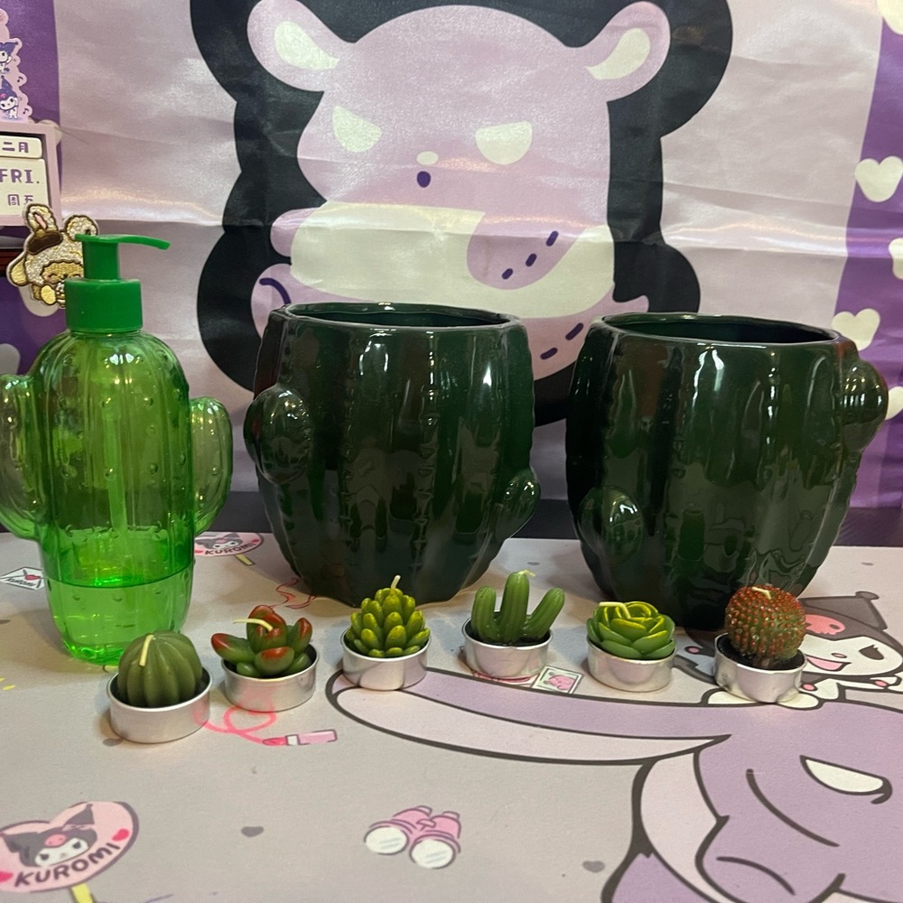 cactus decor bundle